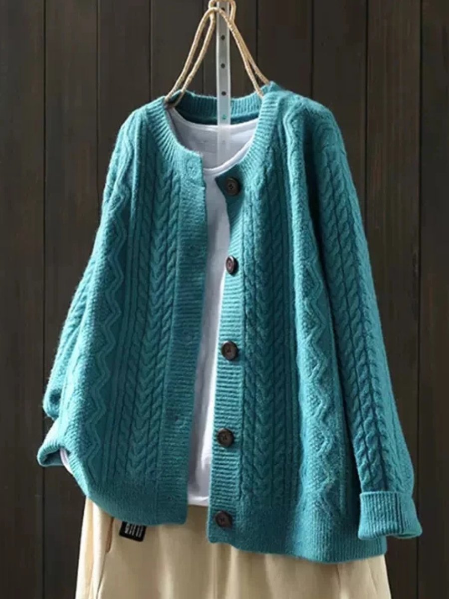 Women's Cable Knit Cardigan | Oversized & Warm 6