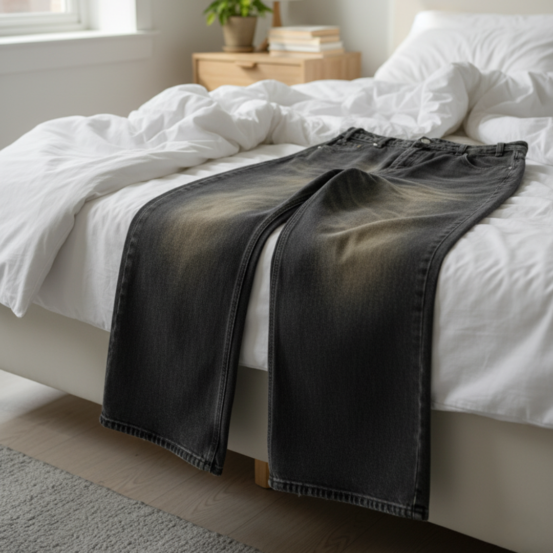 Women's Barrel Leg Jeans | Relaxed Wide-Leg Fit 4