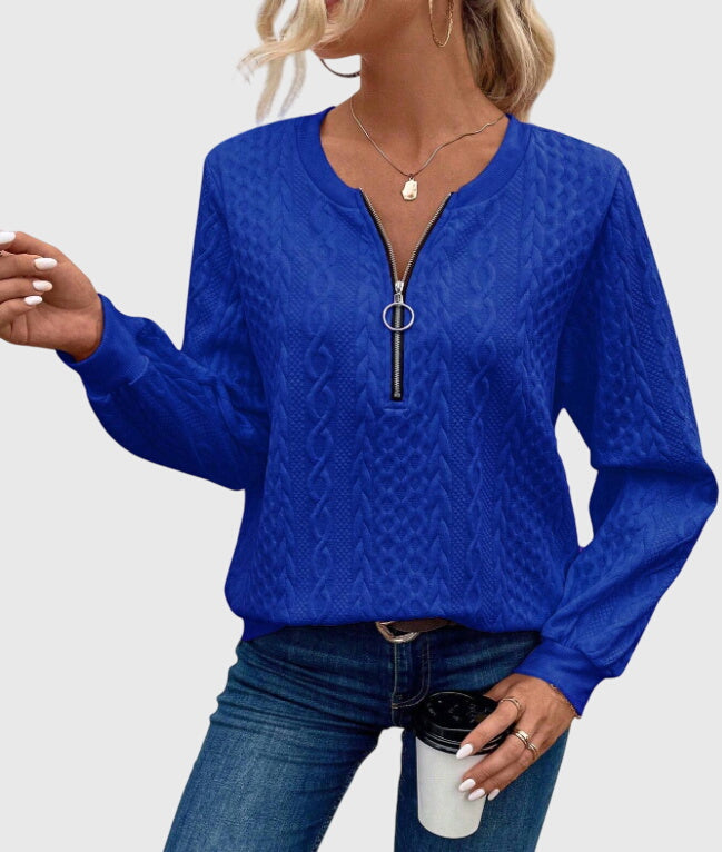 Women's Zip-Up Sweater | Cosy & Versatile 24