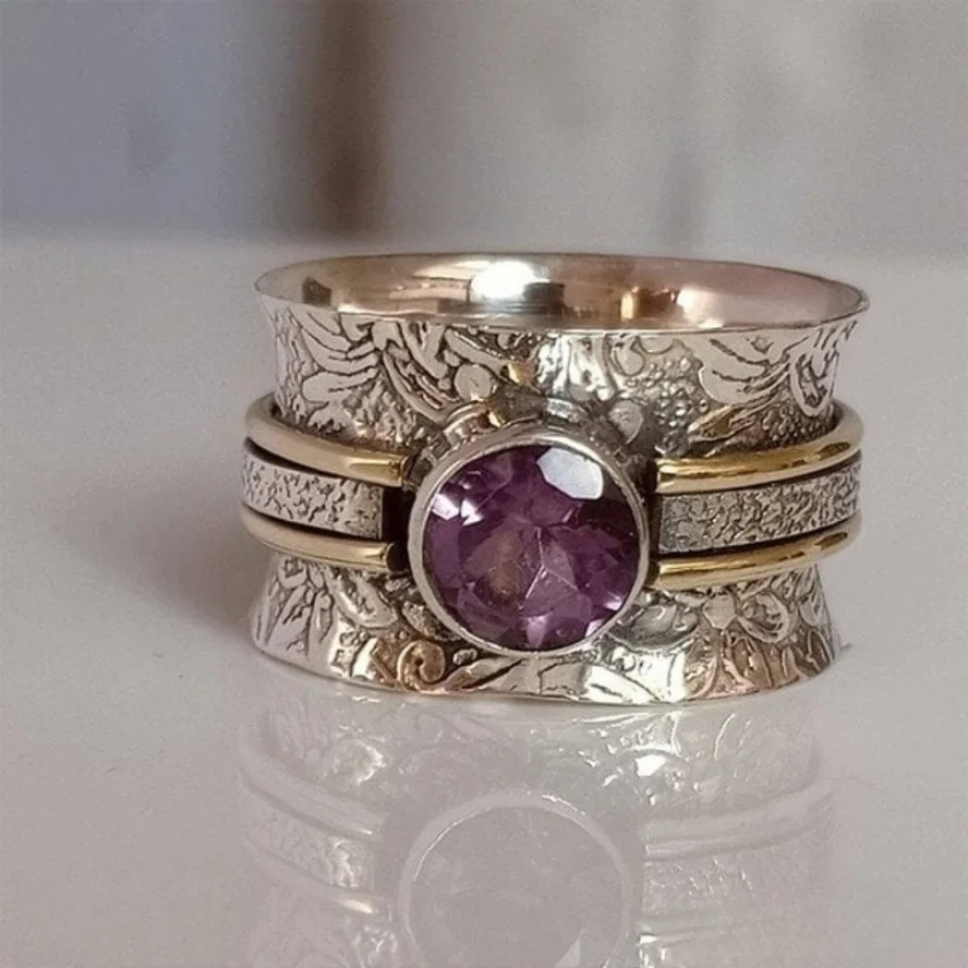 Mindfulness Ring in Bohemian Crystal