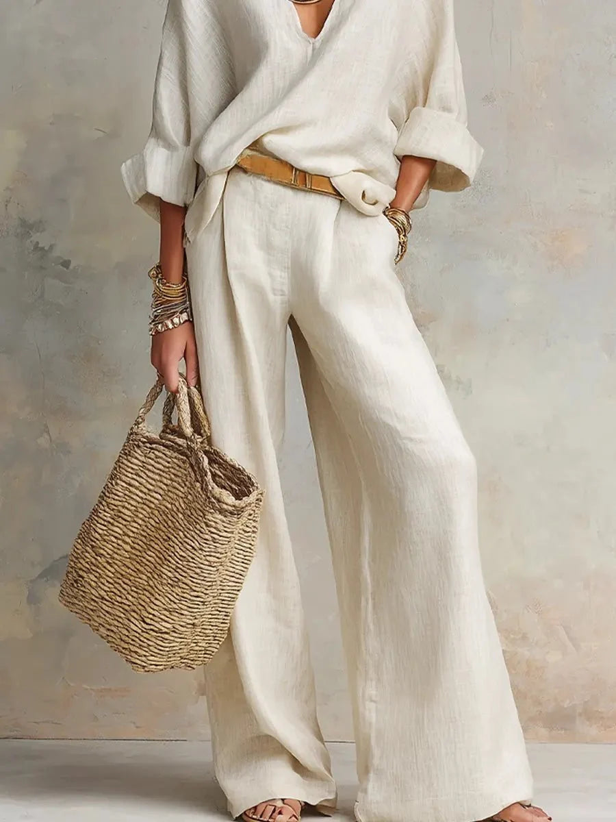 Arden | Relaxed Two-Piece Wide Leg Set 6