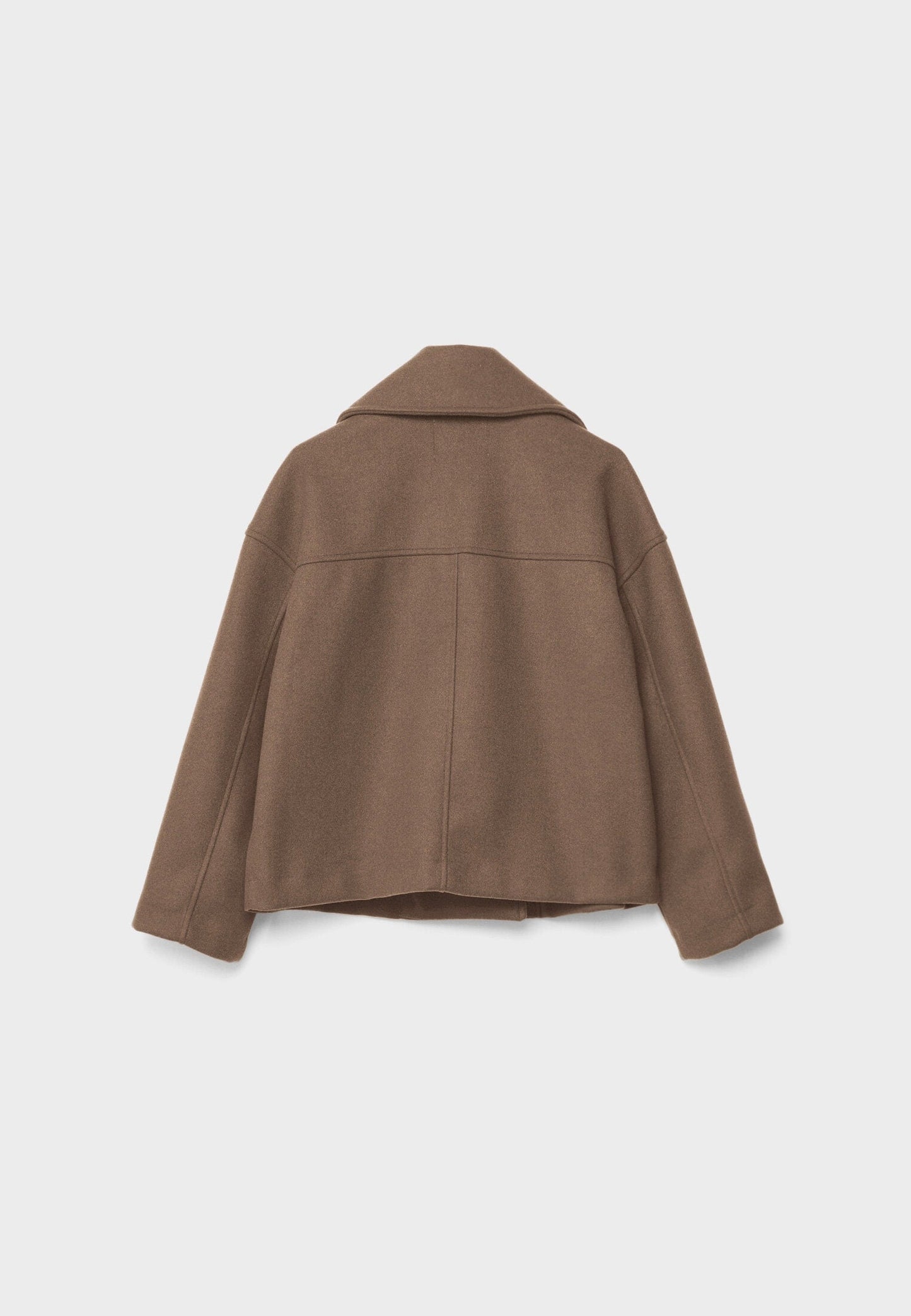 Chic Women's Short Coat - Stylish Wide Lapels & Button Front for Every Occasion