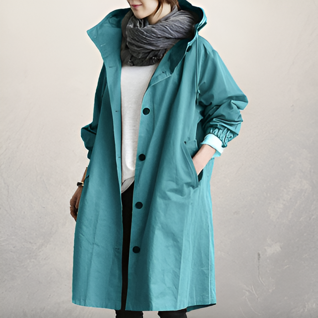 Classic Hooded Trench Coat 8