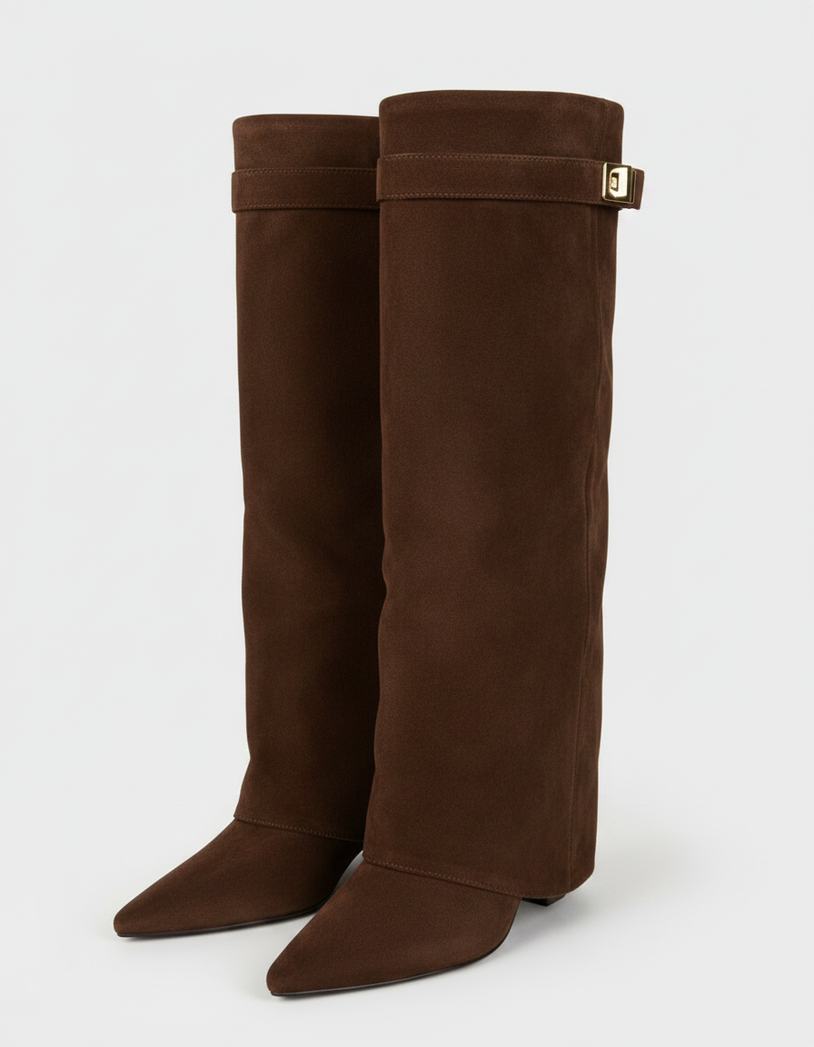 Women's Block Heel Boots | Buckle Detail & Cushioned Comfort 4