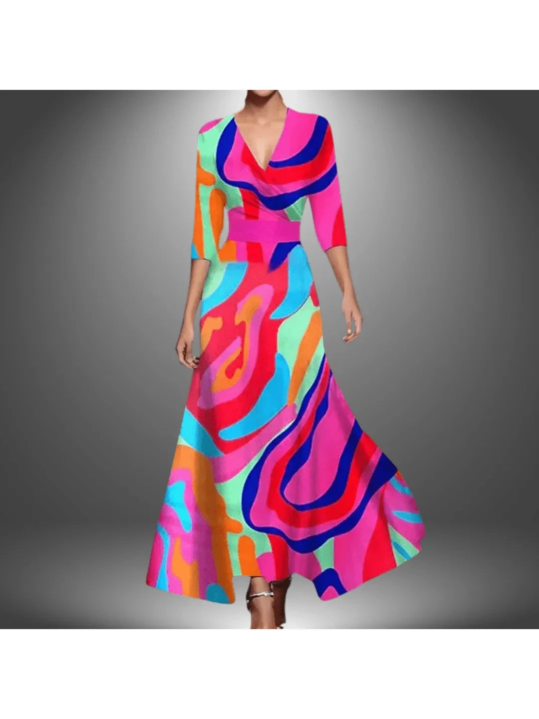 Leigh™ - Printed Wrap Dress 3