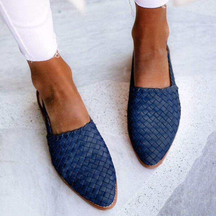Lindora – Woven Leather Sandals for Women 4
