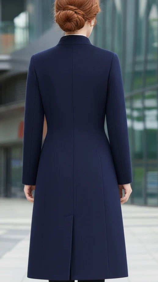 Sophia | Button Maxi Coat - Lumina 3