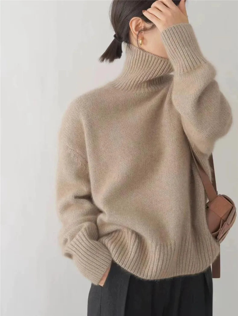 Women's Roll Neck Jumper | Soft-Touch Comfort