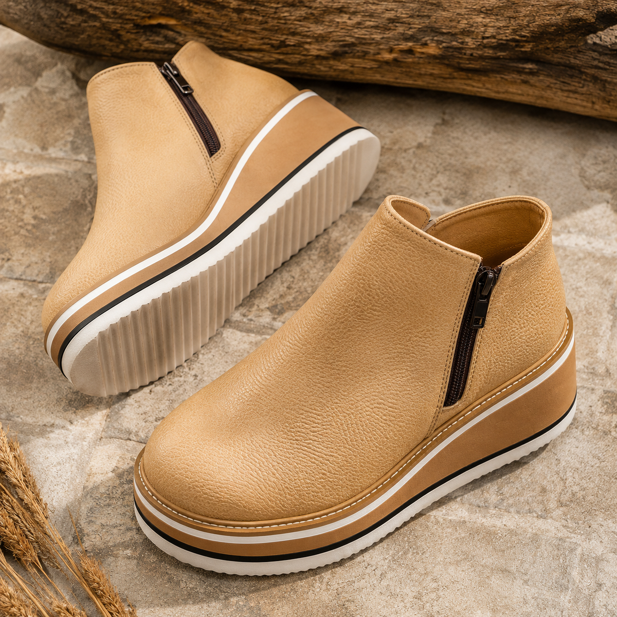 Women's Wedge Bootie | Hidden Lift & All-Day Comfort 15
