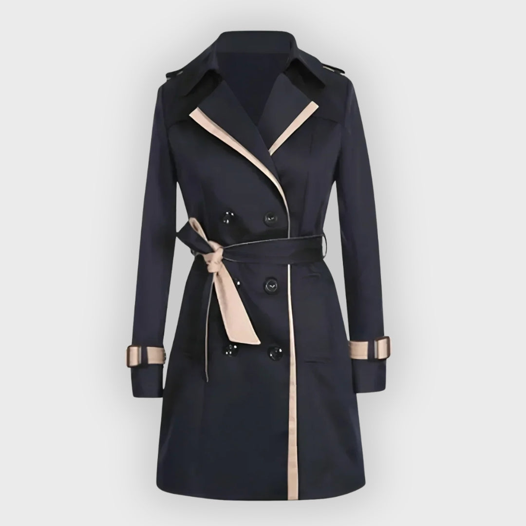 Women's Trench Coat | Double-Breasted & Belted