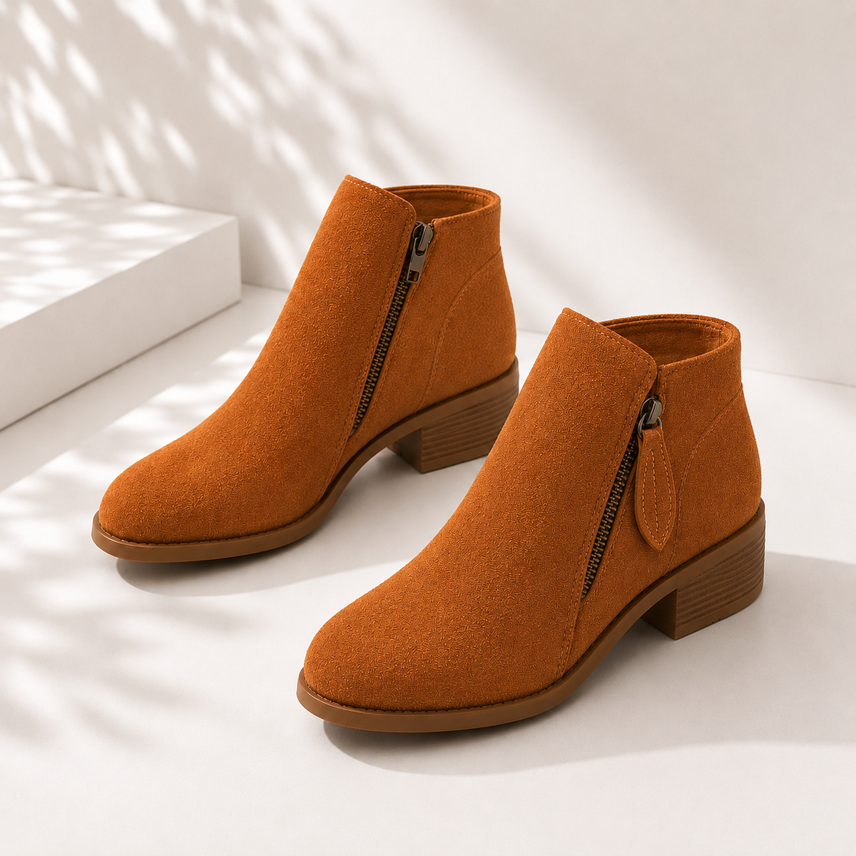 Women's Ankle Boots | Cushioned Comfort & Easy Zip Closure 23