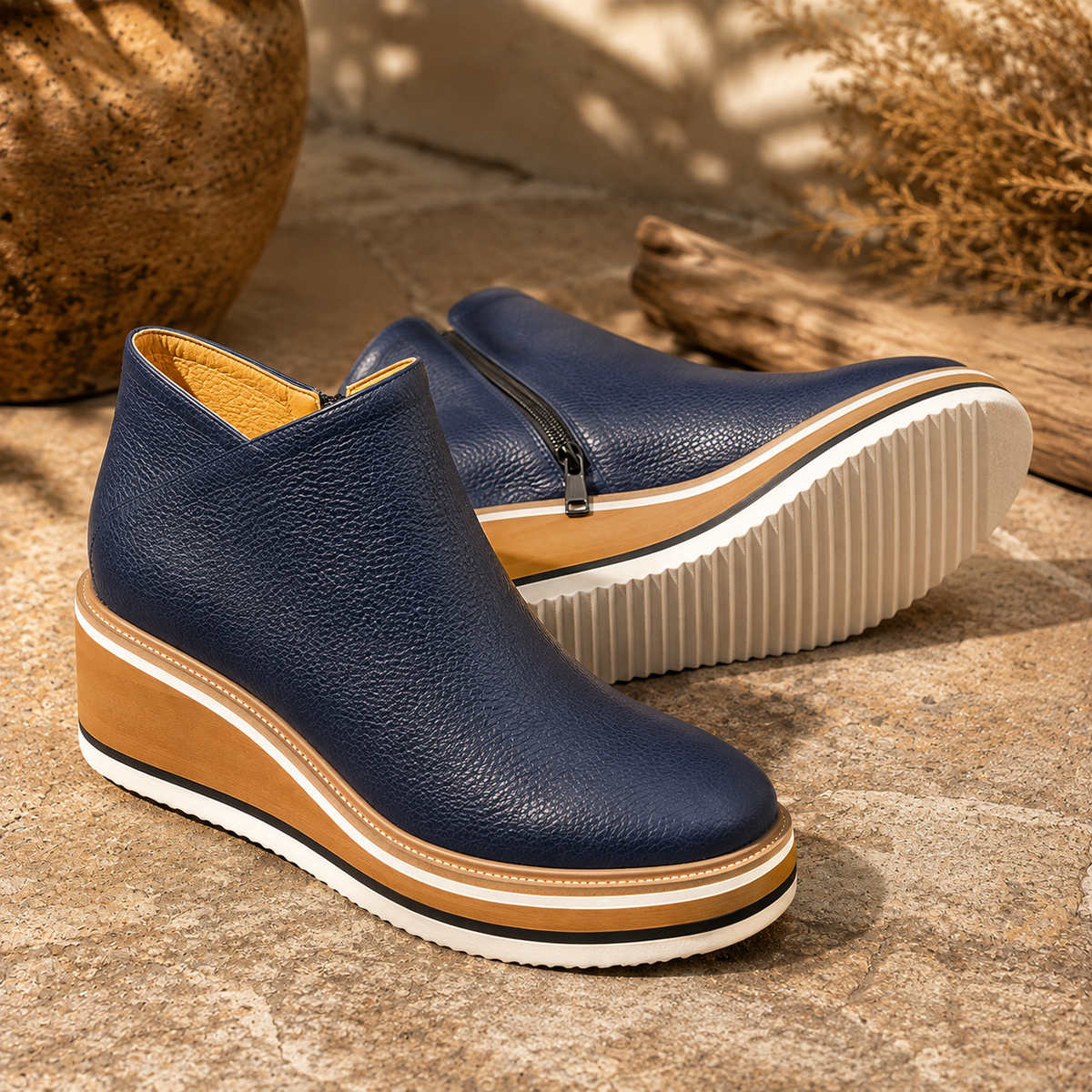 Women's Wedge Bootie | Hidden Lift & All-Day Comfort 7