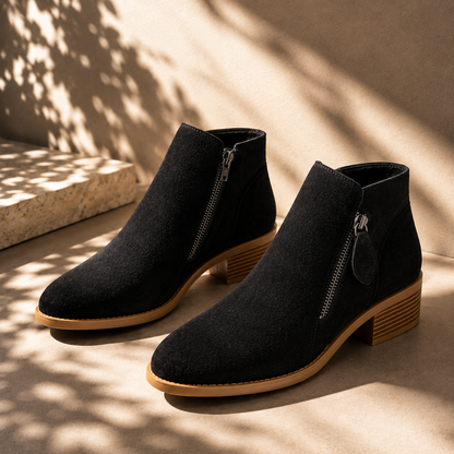 Women's Ankle Boots | Cushioned Comfort & Easy Zip Closure 7