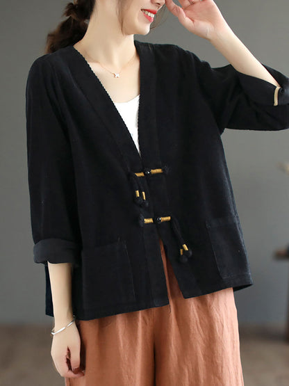 Women's Button Coat | Comfortable & Versatile 4