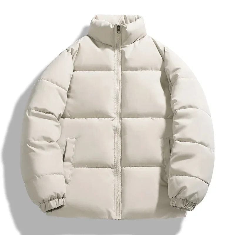 Men's Lightweight Puffer Jacket | High Collar & Warm 1