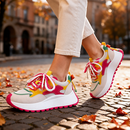 Women's Platform Sneakers | Cushioned Comfort & Secure Fit 4