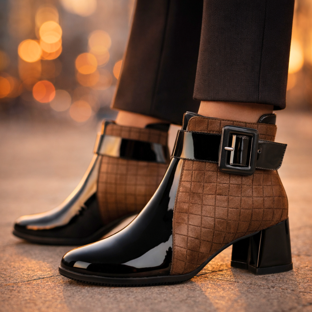Women's Ankle Boots | Block Heel & Cushioned Comfort