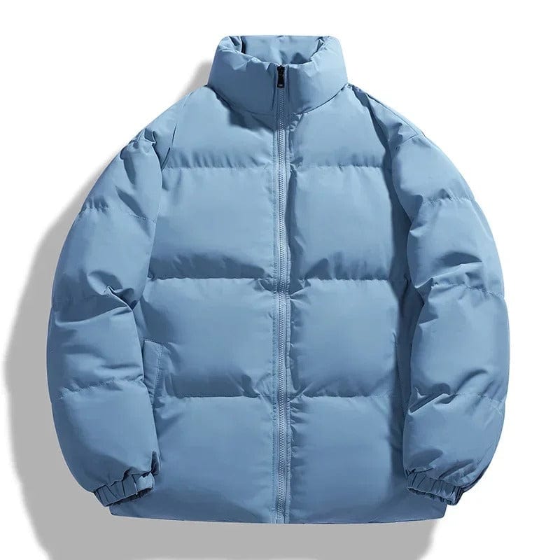 Men's Lightweight Puffer Jacket | High Collar & Warm 3