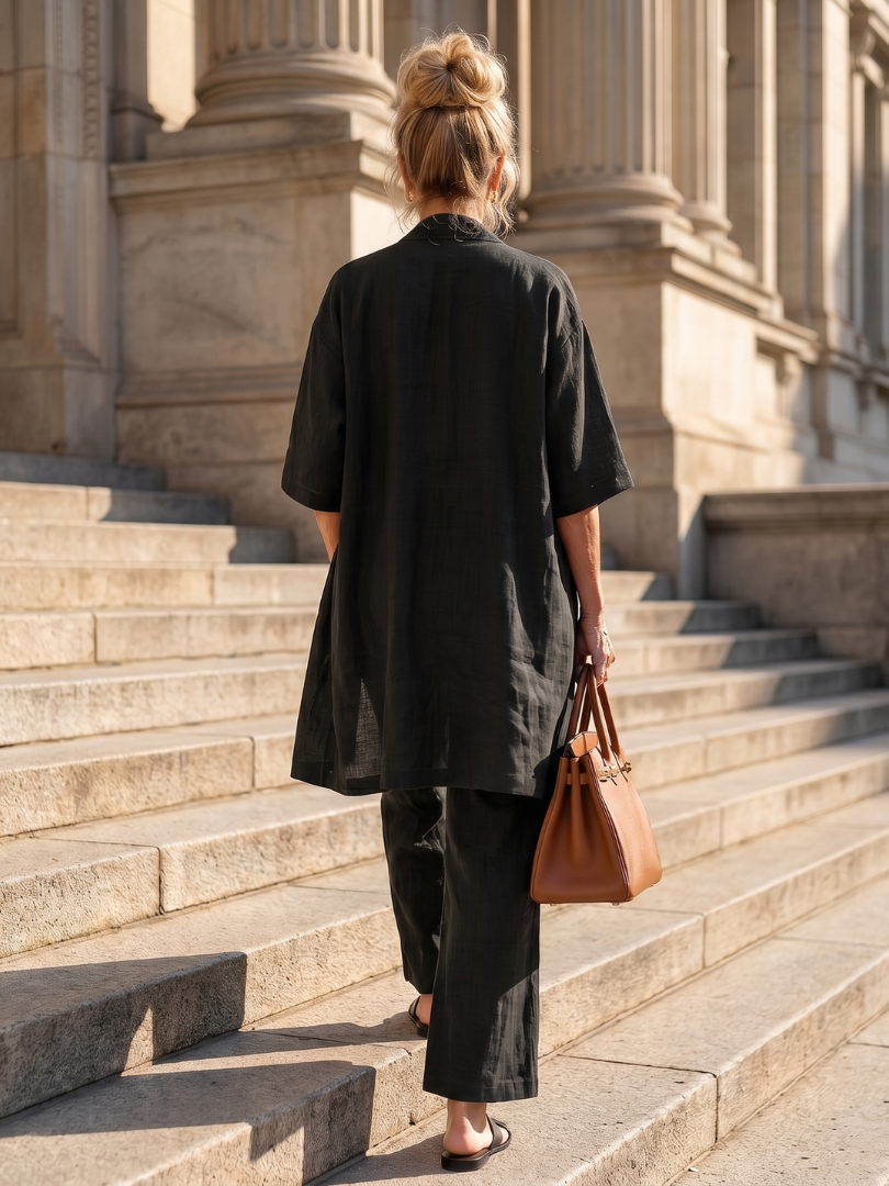 Women's Three Piece Trouser Set | Relaxed Fit & Lightweight 17