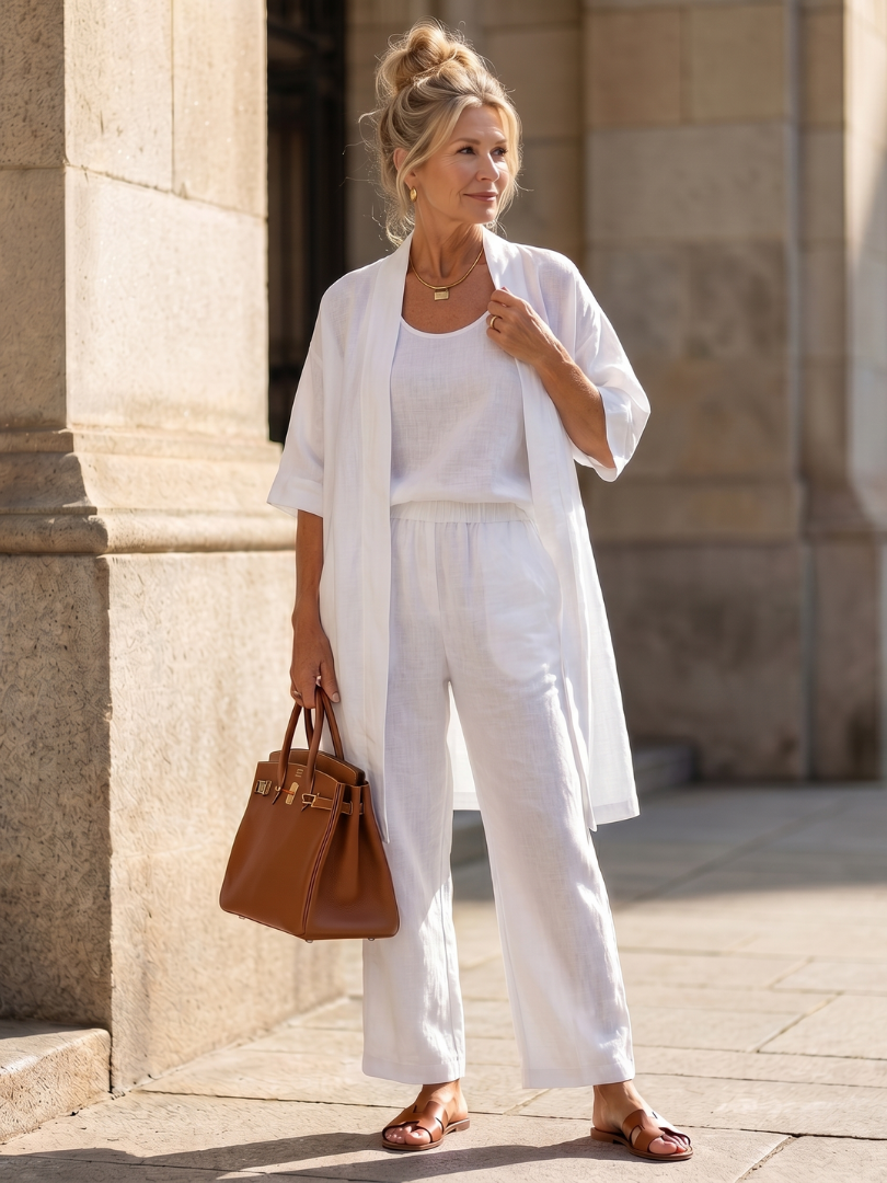 Women's Three Piece Trouser Set | Relaxed Fit & Lightweight 19