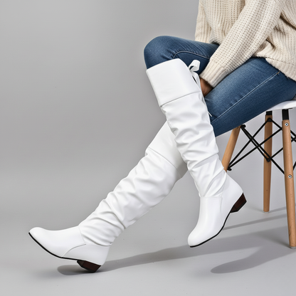 Women's Slouch Boots | Almond Toe Design 1