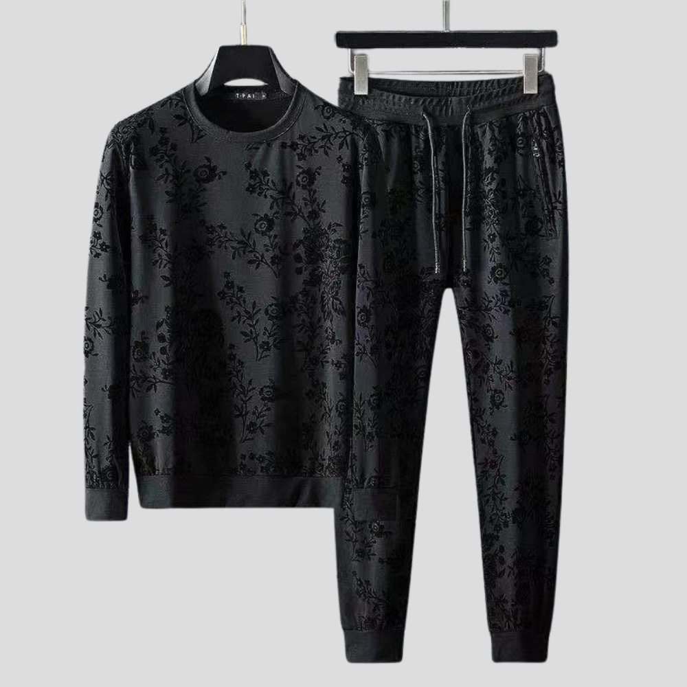Women's Jacquard Set | Elegant Two-Piece Style 1