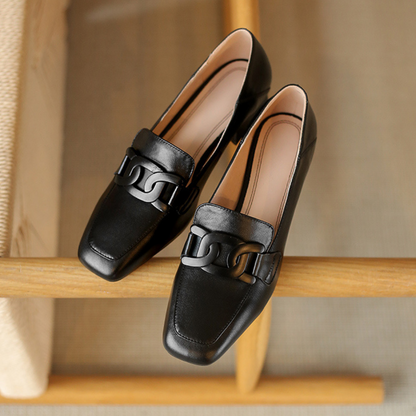 Women's Block Heel Loafers | Stable & Comfortable