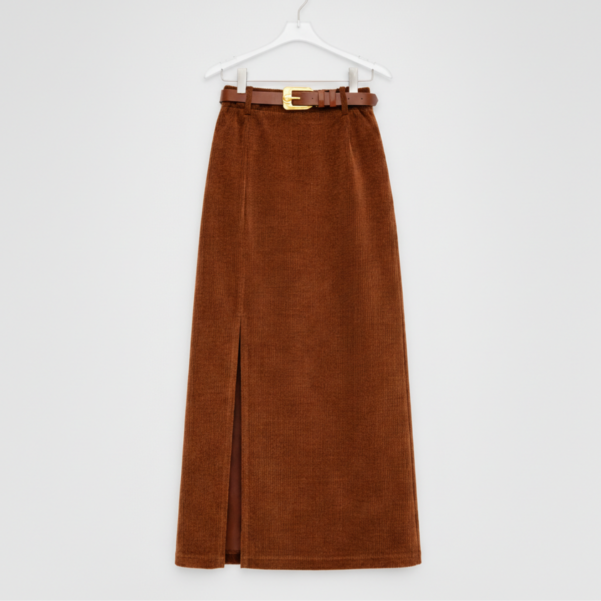 Women's Straight Skirt | Belted Waist Design 2