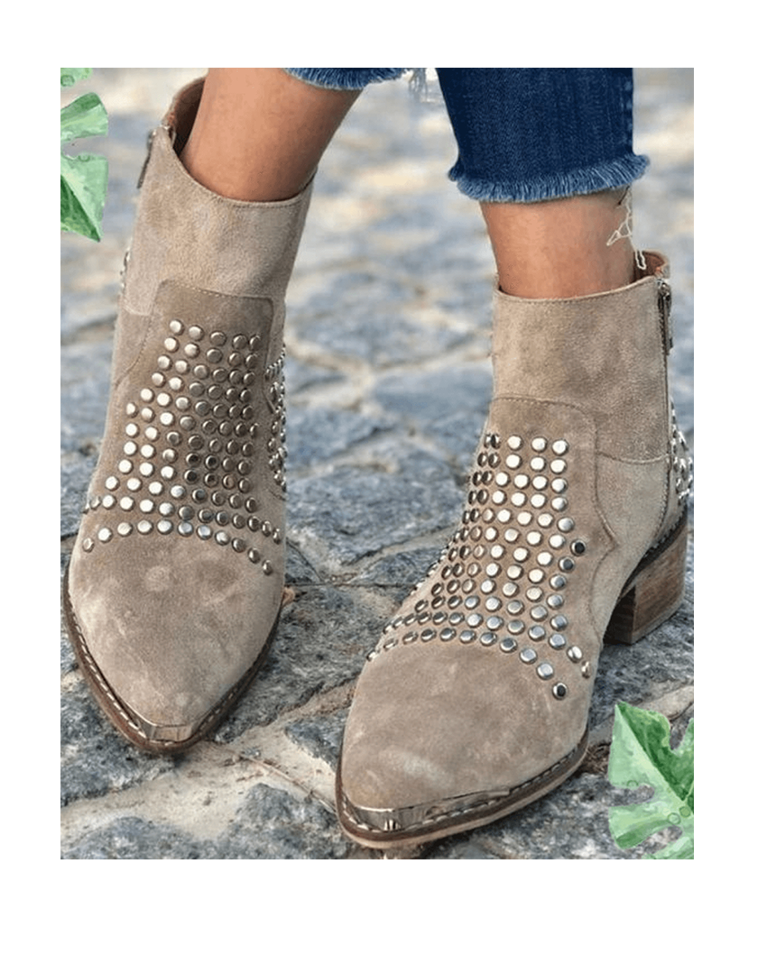 Women's Studded Boots | Cushioned Comfort & Stability 1