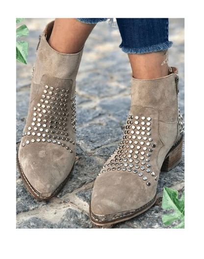Women's Studded Boots | Cushioned Comfort & Stability 1