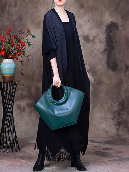 Women's Patchwork Coat | Irregular Cut & V-Neck Style 4