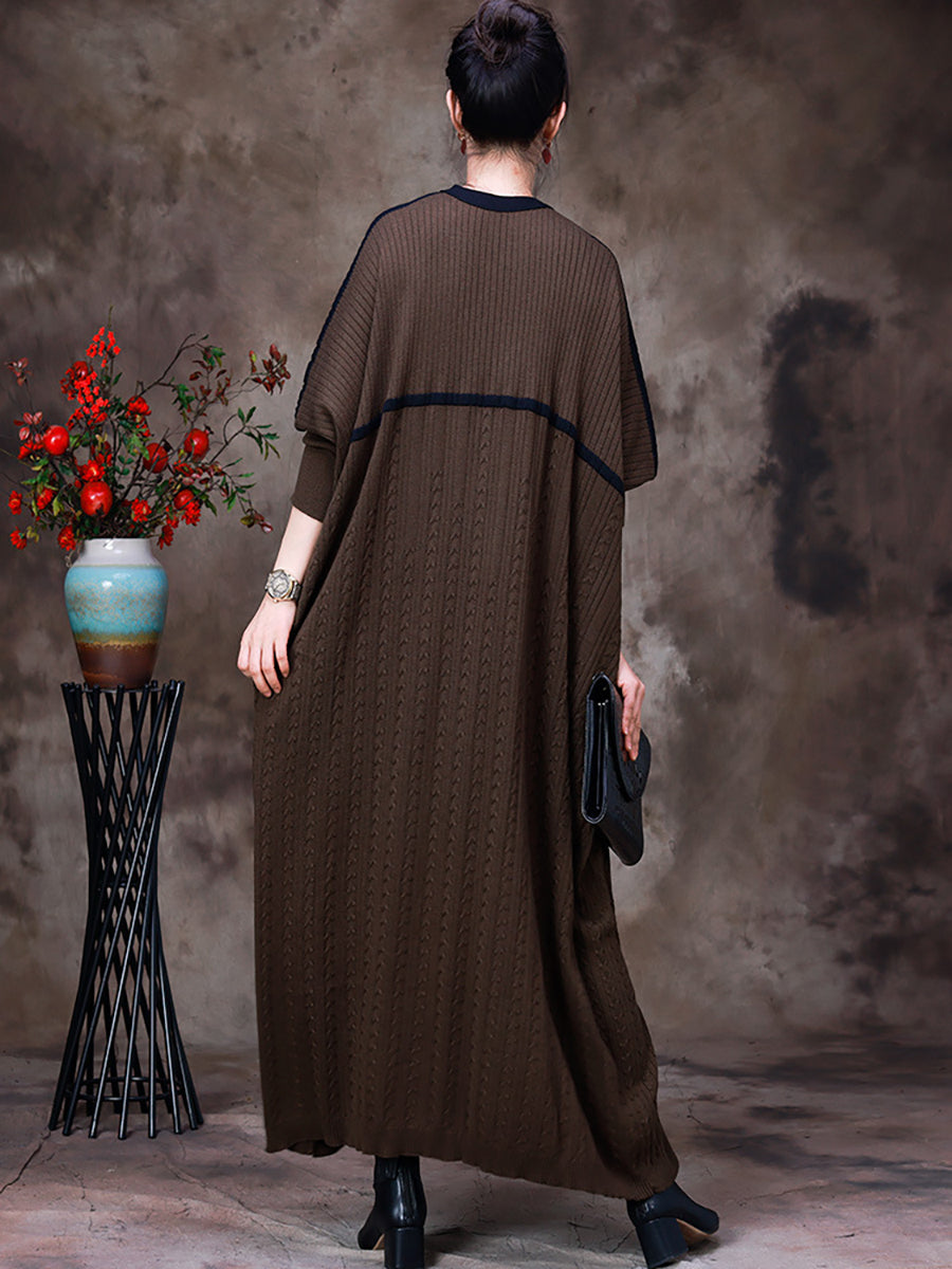 Women's Long Coat | V-Neck & Loose Fit 7