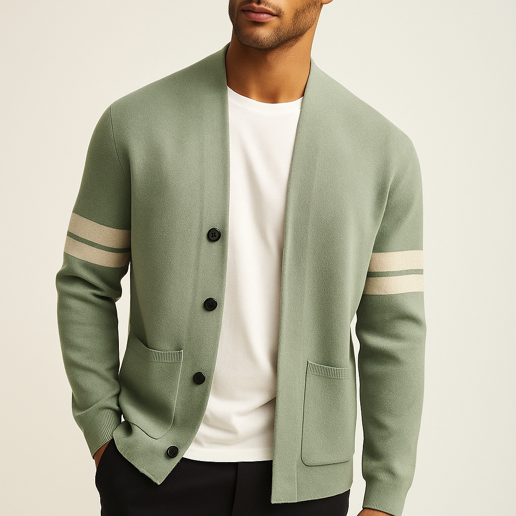 Men's Cardigan | Lightweight Warmth & Modern Design