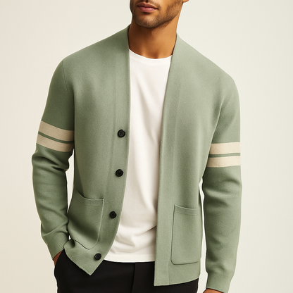 Men's Cardigan | Lightweight Warmth & Modern Design