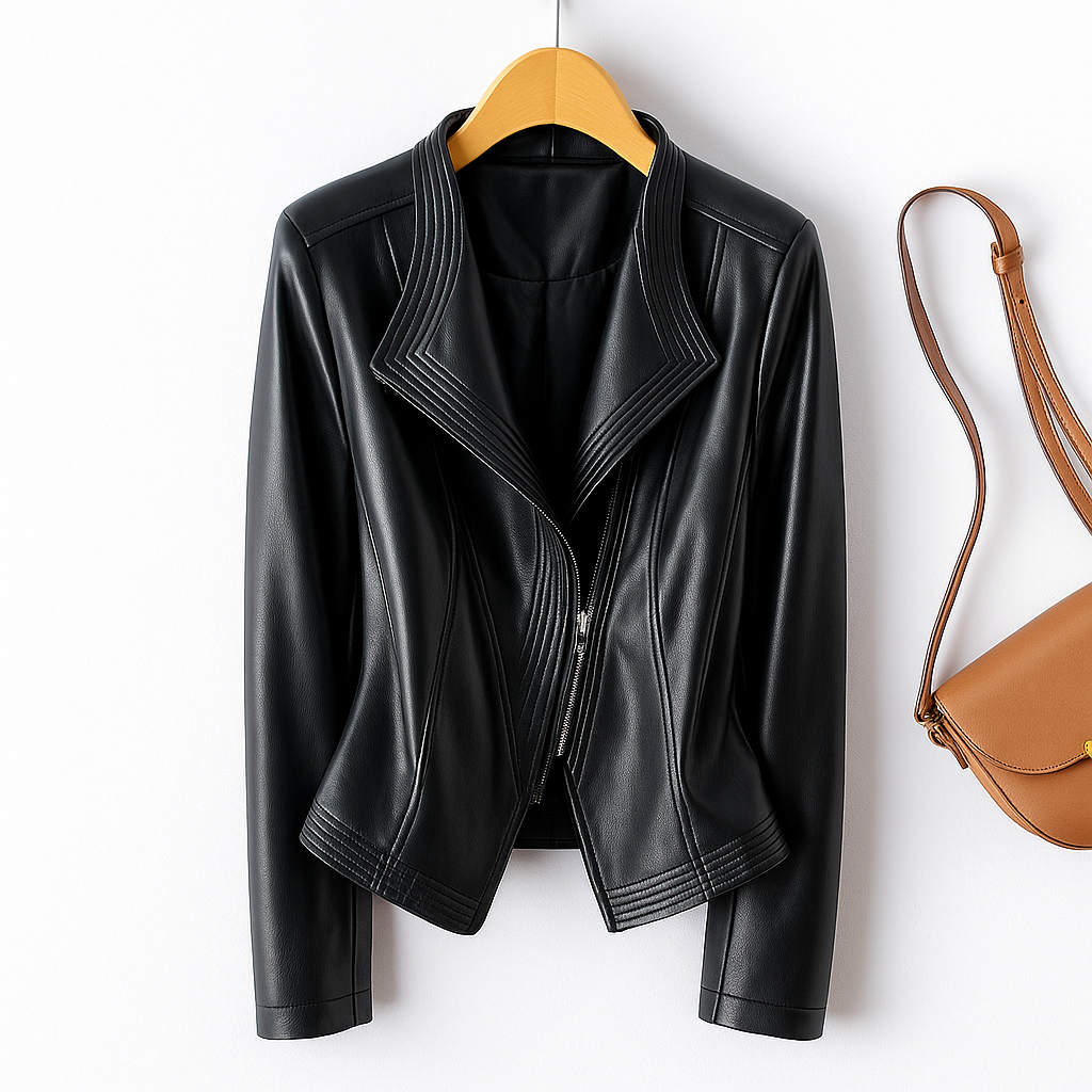 Women's Asymmetric Jacket | Sculpted Fit & Modern Edge 4