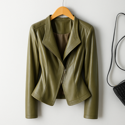 Women's Asymmetric Jacket | Sculpted Fit & Modern Edge 3