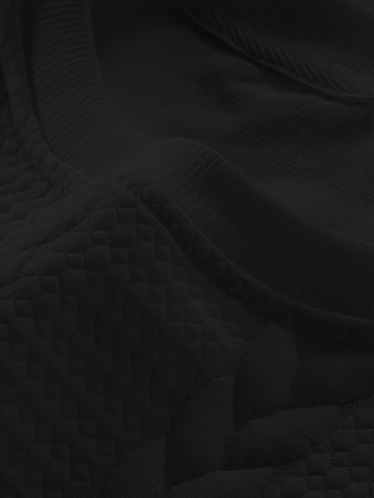 Men's Cable Knit Sweatshirt | Relaxed Fit & Textured 4