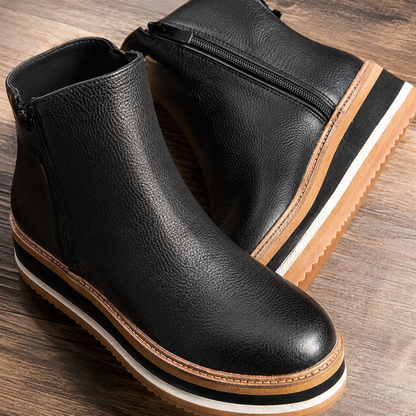 Women's Wedge Bootie | Hidden Lift & All-Day Comfort 10