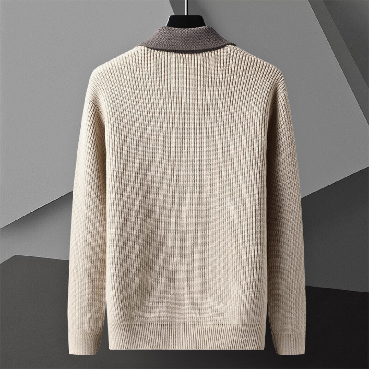 Women's Knit Cardigan | Ribbed Texture & Casual Drape 2