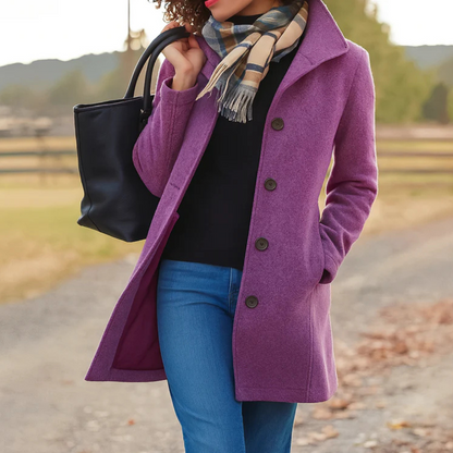 Women's Longline Coat | Warm & Smart Winter Style 3