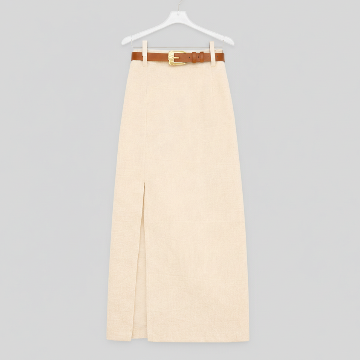 Women's Straight Skirt | Belted Waist Design 8