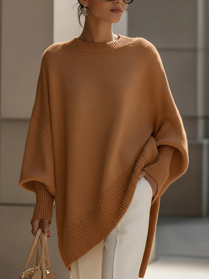 Women's Oversized Jumper | Relaxed Fit & Ribbed Trim