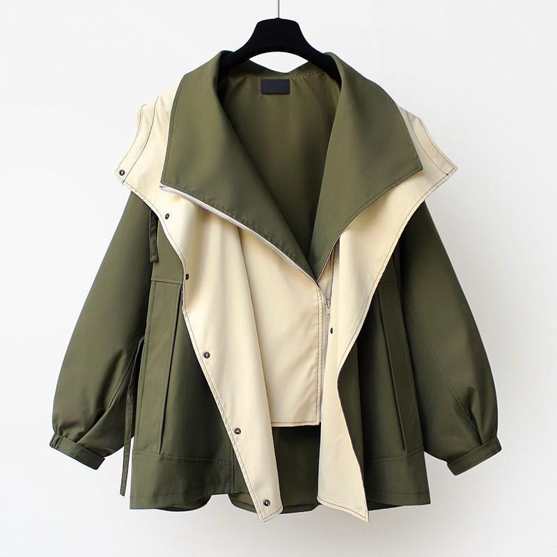 Amelia Asymmetrical Two-Tone Jacket - York Miller