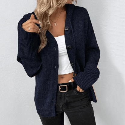Women's Hooded Button Cardigan | Cosy Knit Layer 5