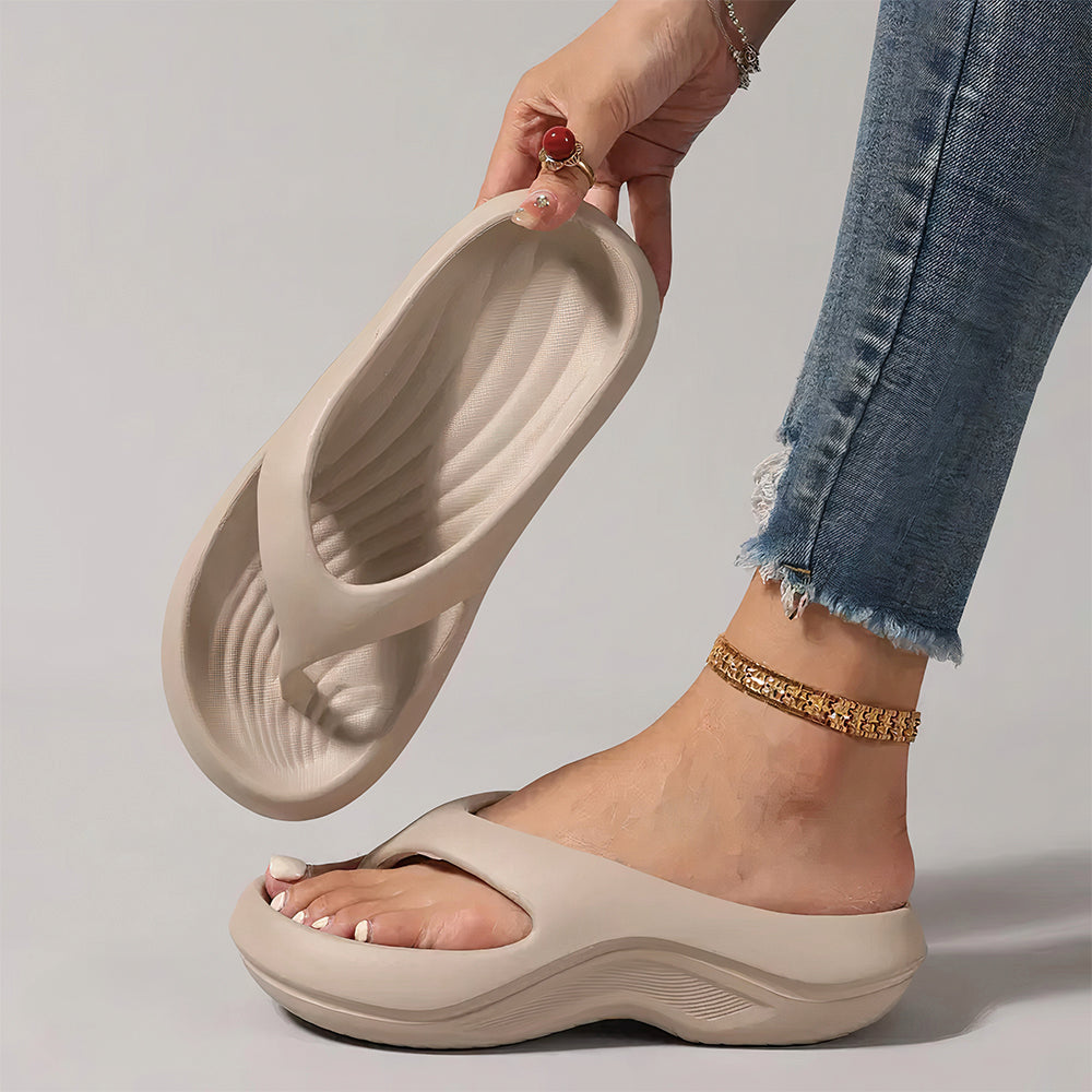 Chic Platform Flip Flops for Summer Outings
