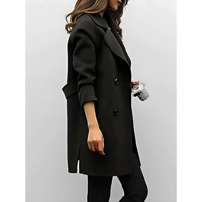 Women's Winter Coat | Double-Breasted & Tailored Fit