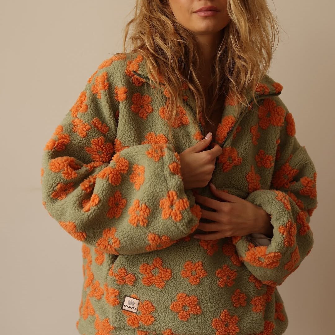 Women's Floral Jumper | Oversized & Warm 6