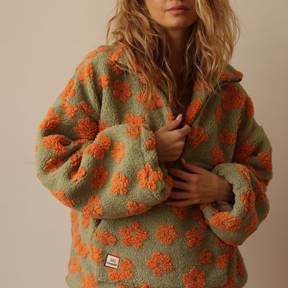 Women's Floral Jumper | Oversized & Warm 6