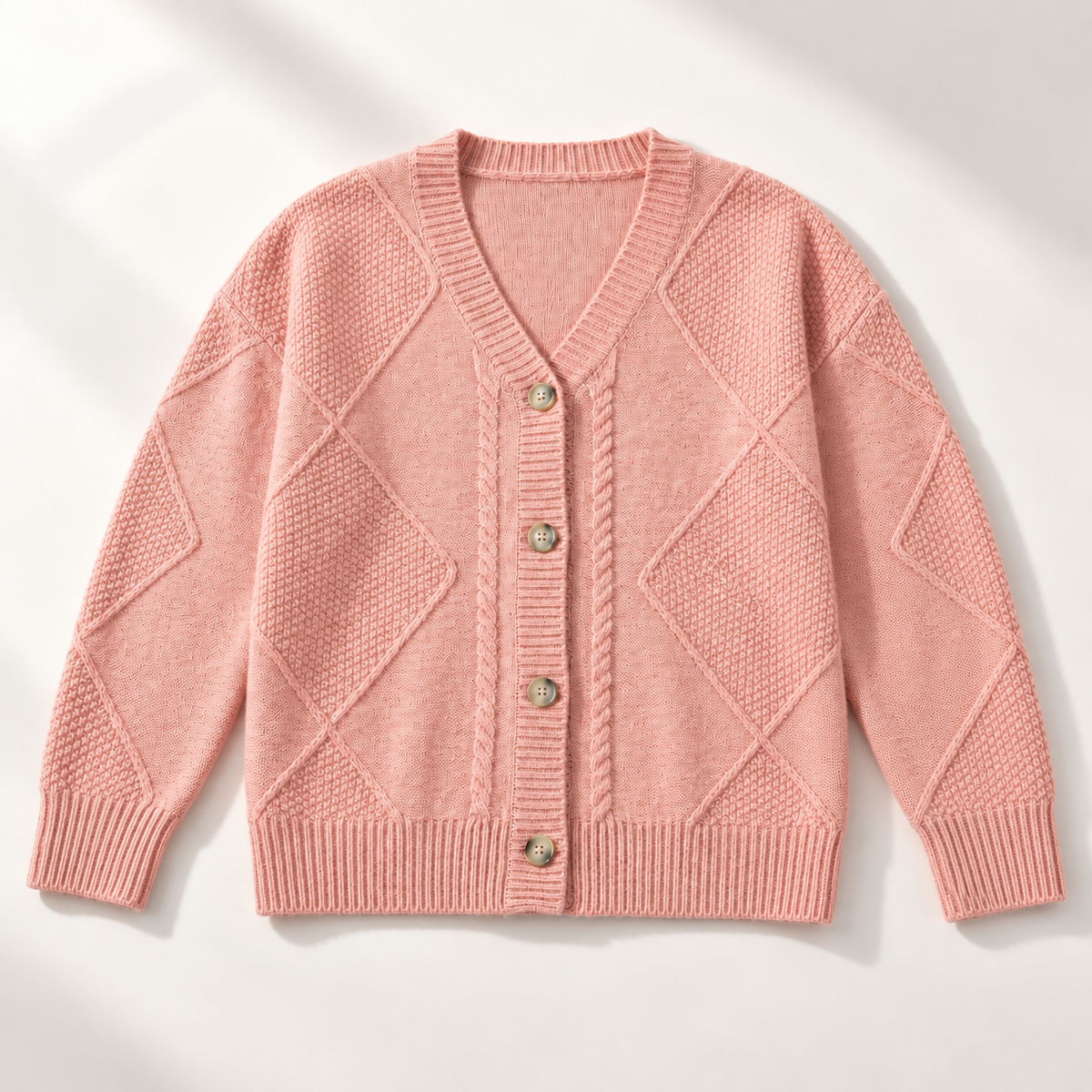 Women's Cable Knit Cardigan | Button Front & Warm 4