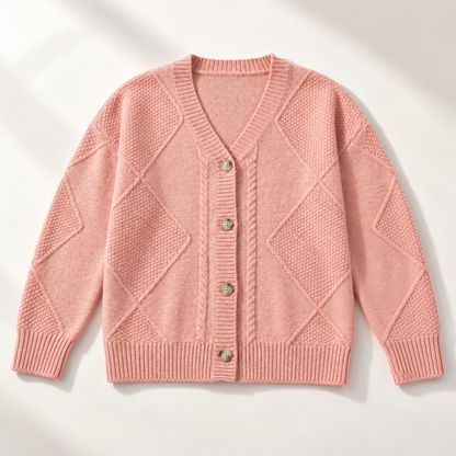 Women's Cable Knit Cardigan | Button Front & Warm 4